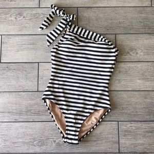 J. Crew One-Shoulder One-Piece Swimsuit